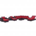 Convene 12 Piece Outdoor Patio Sectional Set