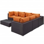 Convene 7 Piece Outdoor Patio Sectional Set