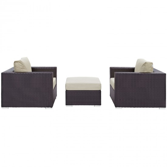 Convene 3 Piece Outdoor Patio Sofa Set