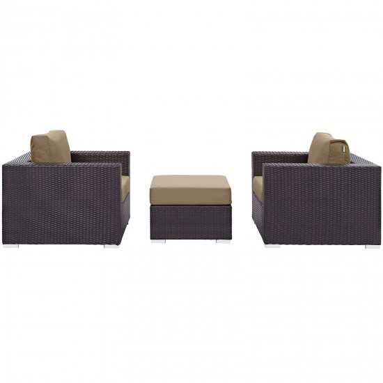 Convene 3 Piece Outdoor Patio Sofa Set