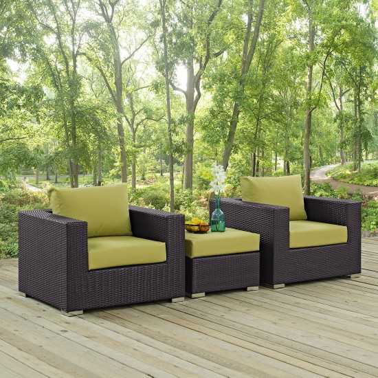 Convene 3 Piece Outdoor Patio Sofa Set