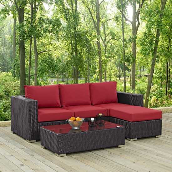 Convene 3 Piece Outdoor Patio Sofa Set