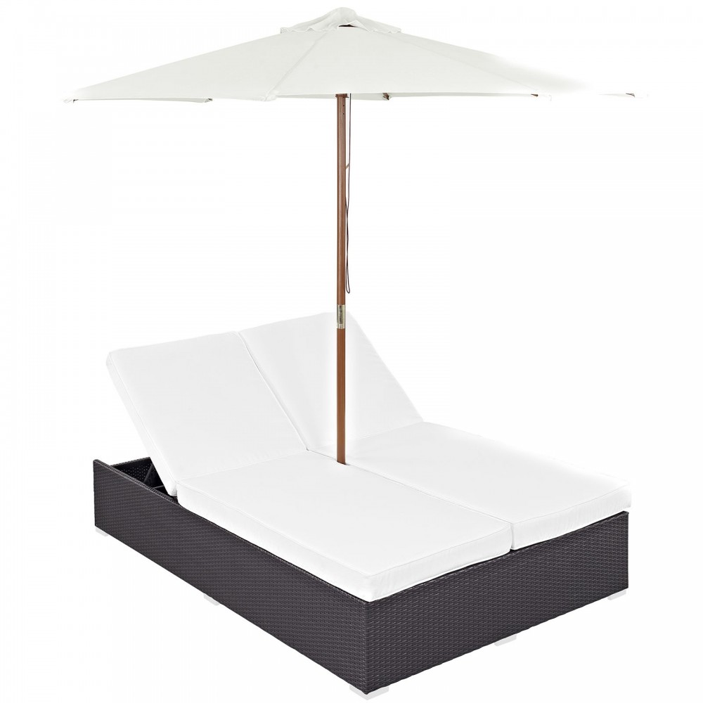 Convene Double Outdoor Patio Chaise Convene Double Outdoor Patio Chaise