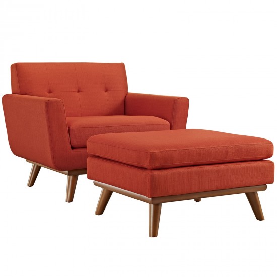 Engage 2 Piece Armchair and Ottoman