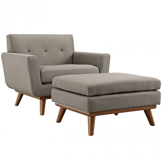 Engage 2 Piece Armchair and Ottoman