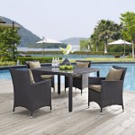 Convene 5 Piece Outdoor Patio Dining Set