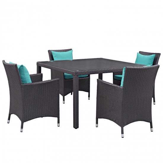 Convene 5 Piece Outdoor Patio Dining Set