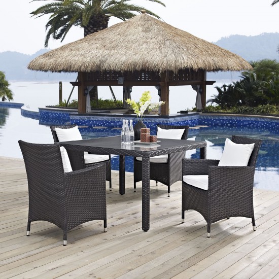 Convene 5 Piece Outdoor Patio Dining Set