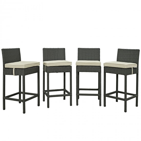 Sojourn 4 Piece Outdoor Patio Sunbrella® Pub Set