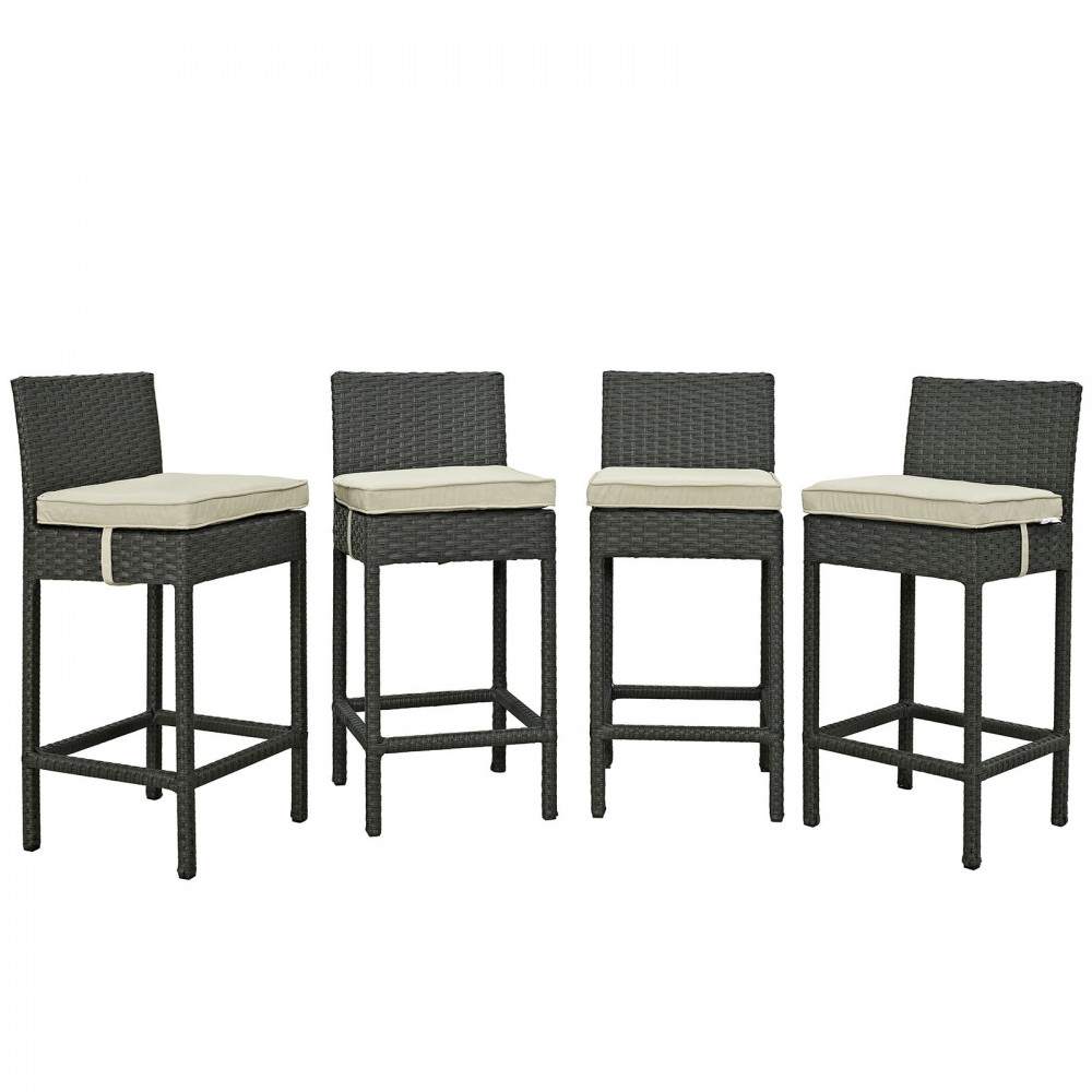 Sojourn 4 Piece Outdoor Patio Sunbrella® Pub Set Sojourn 4 Piece Outdoor Patio Sunbrella® Pub Set