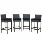 Sojourn 4 Piece Outdoor Patio Sunbrella® Pub Set