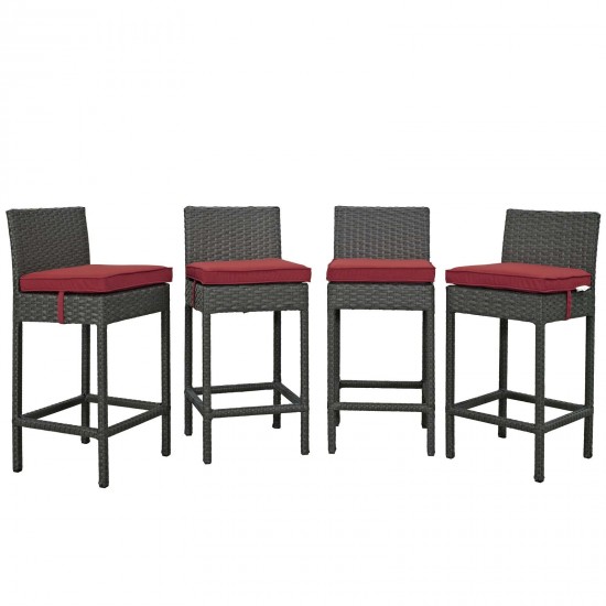 Sojourn 4 Piece Outdoor Patio Sunbrella® Pub Set