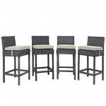 Summon Bar Stool Outdoor Patio Sunbrella® Set of 4