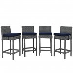 Summon Bar Stool Outdoor Patio Sunbrella® Set of 4