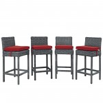 Summon Bar Stool Outdoor Patio Sunbrella® Set of 4