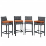 Summon Bar Stool Outdoor Patio Sunbrella® Set of 4