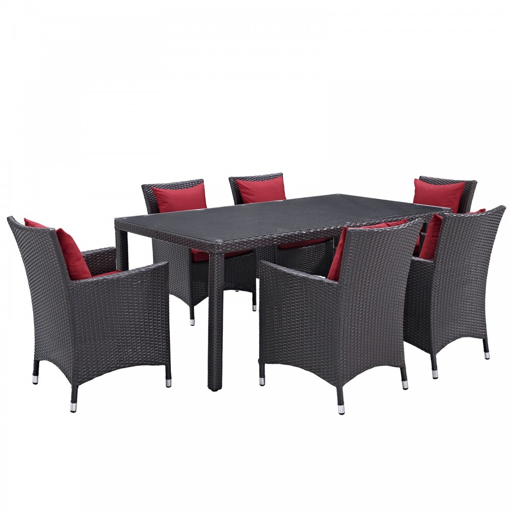 Convene 7 Piece Outdoor Patio Dining Set Convene 7 Piece Outdoor Patio Dining Set
