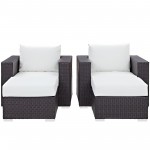 Convene 4 Piece Outdoor Patio Sectional Set