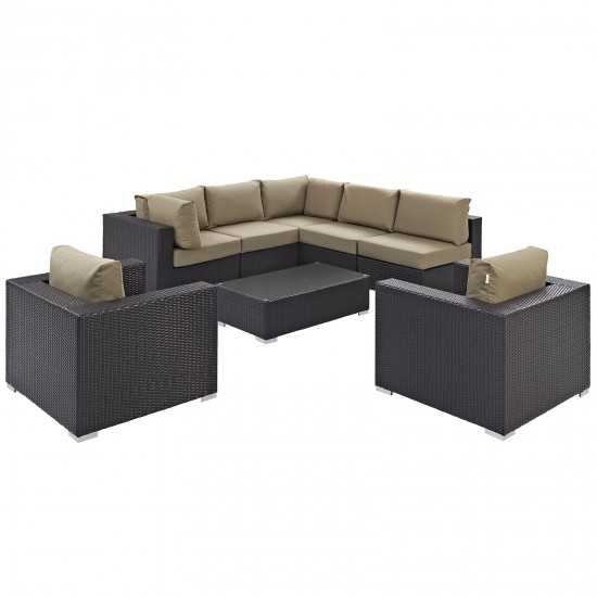 Convene 8 Piece Outdoor Patio Sectional Set