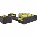 Convene 8 Piece Outdoor Patio Sectional Set