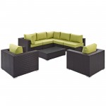 Convene 8 Piece Outdoor Patio Sectional Set