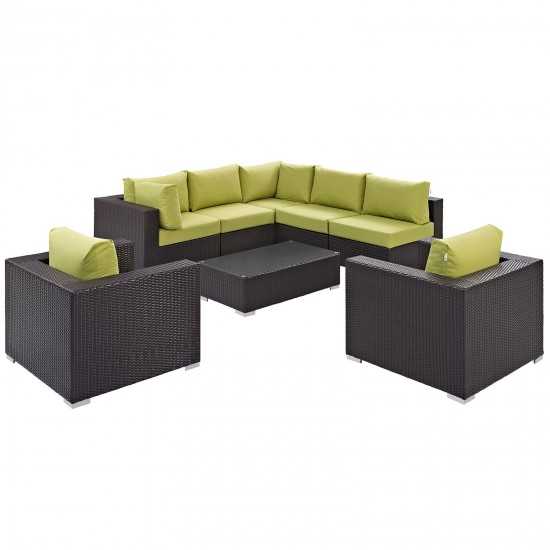 Convene 8 Piece Outdoor Patio Sectional Set