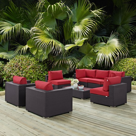 Convene 8 Piece Outdoor Patio Sectional Set