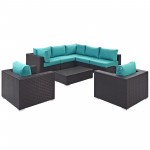 Convene 8 Piece Outdoor Patio Sectional Set