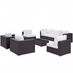 Convene 8 Piece Outdoor Patio Sectional Set