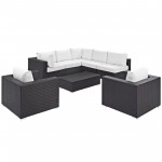 Convene 8 Piece Outdoor Patio Sectional Set