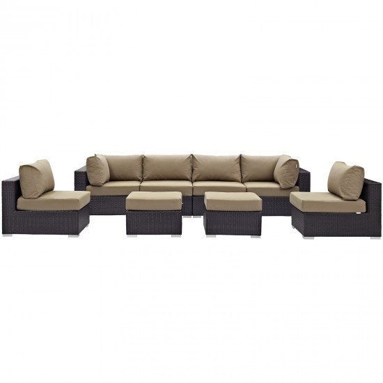 Convene 8 Piece Outdoor Patio Sectional Set