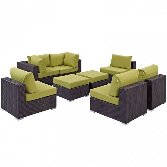 Convene 8 Piece Outdoor Patio Sectional Set