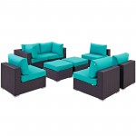 Convene 8 Piece Outdoor Patio Sectional Set