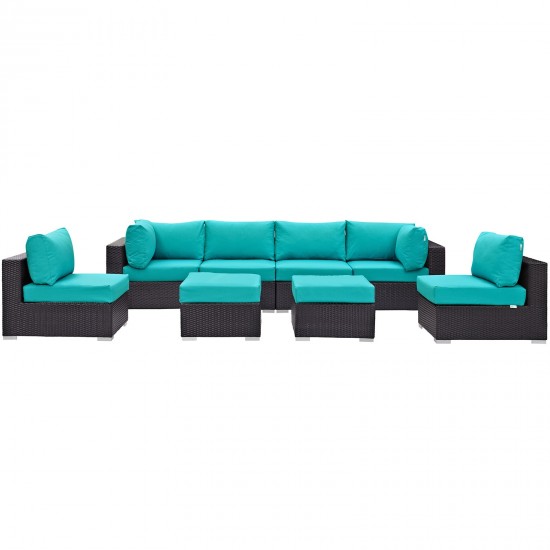 Convene 8 Piece Outdoor Patio Sectional Set