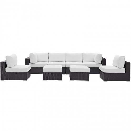 Convene 8 Piece Outdoor Patio Sectional Set
