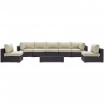 Convene 8 Piece Outdoor Patio Sectional Set