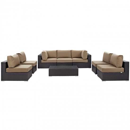 Convene 8 Piece Outdoor Patio Sectional Set