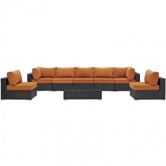 Convene 8 Piece Outdoor Patio Sectional Set