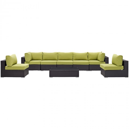 Convene 8 Piece Outdoor Patio Sectional Set