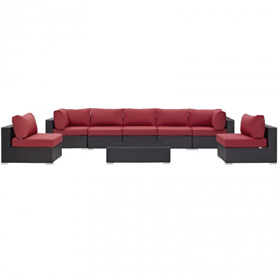 Convene 8 Piece Outdoor Patio Sectional Set