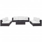 Convene 8 Piece Outdoor Patio Sectional Set