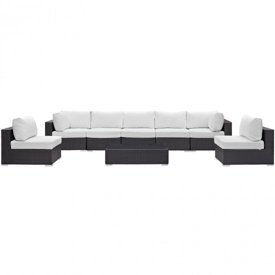 Convene 8 Piece Outdoor Patio Sectional Set