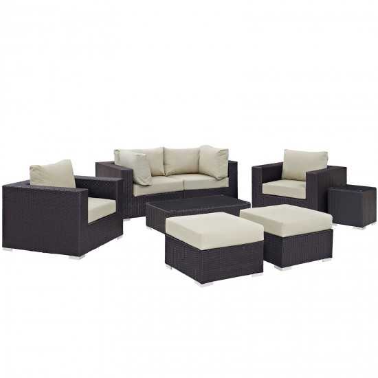 Convene 8 Piece Outdoor Patio Sectional Set