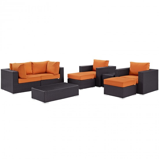 Convene 8 Piece Outdoor Patio Sectional Set