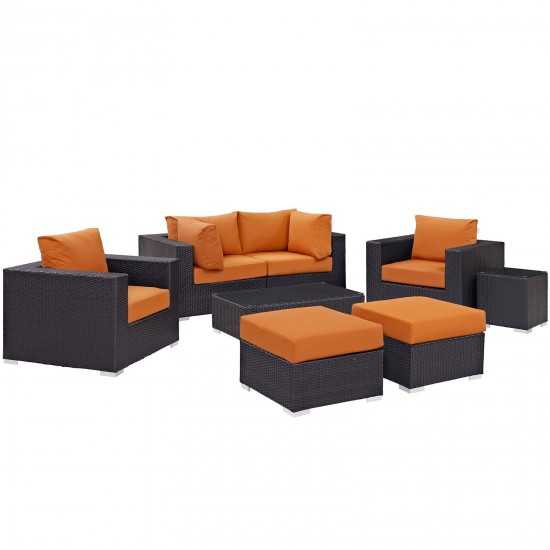 Convene 8 Piece Outdoor Patio Sectional Set