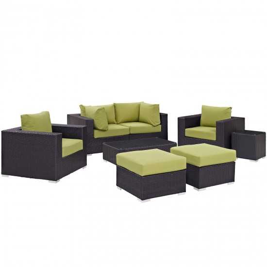 Convene 8 Piece Outdoor Patio Sectional Set