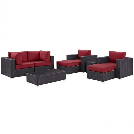 Convene 8 Piece Outdoor Patio Sectional Set