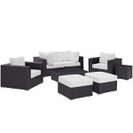 Convene 8 Piece Outdoor Patio Sectional Set