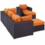 Convene 6 Piece Outdoor Patio Sectional Set