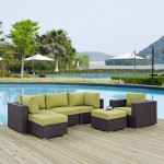 Convene 6 Piece Outdoor Patio Sectional Set